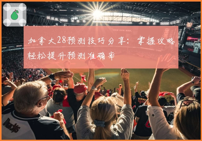 加拿大28预测技巧分享：掌握攻略轻松提升预测准确率