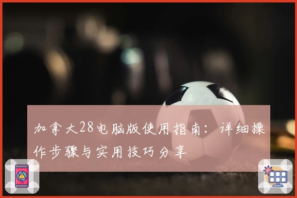 加拿大28电脑版使用指南：详细操作步骤与实用技巧分享